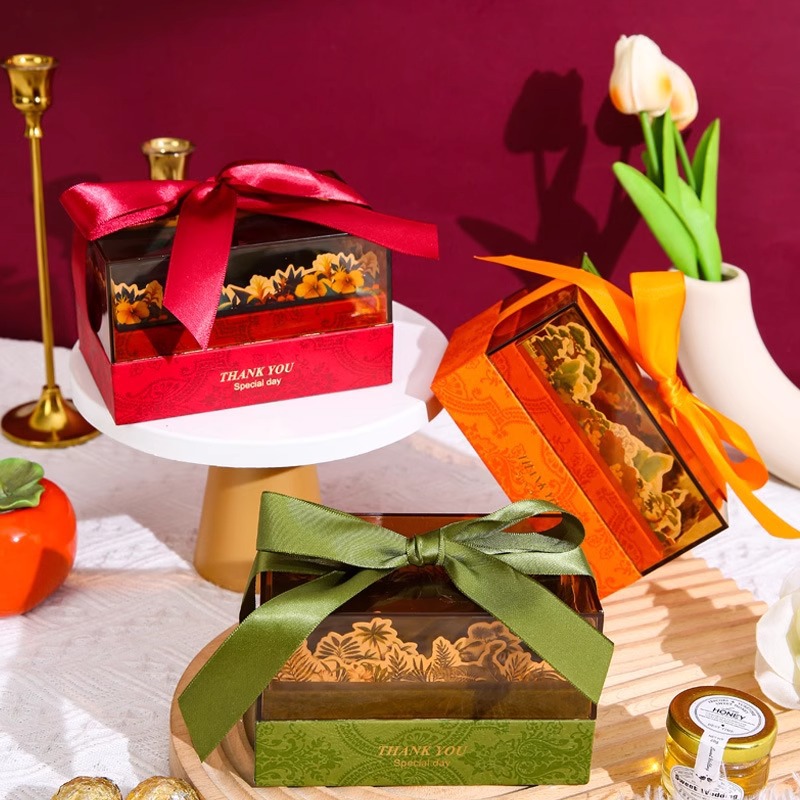 亚克力手提盒伴手礼盒节假日礼品包装盒口红香水高颜值礼物盒手工