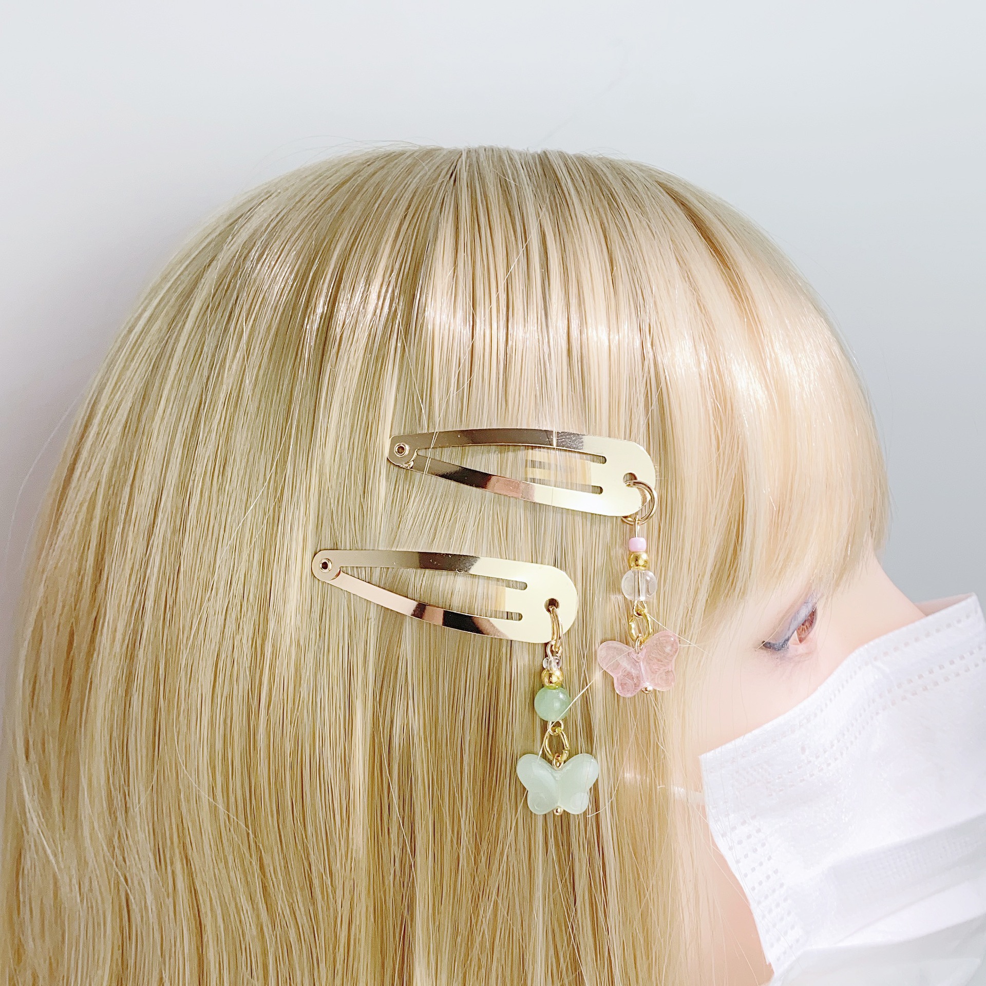 7g Weight Charm Hair Clips Hair Accessories Type 1 Piece Quantity Holiday, Street Occasion Alloy Material Butterfly Pattern All Seasons Season Women's Gender Cute, Sweet Style Cute Sweet Women's Butterfly Alloy Charm Hair Clips 5