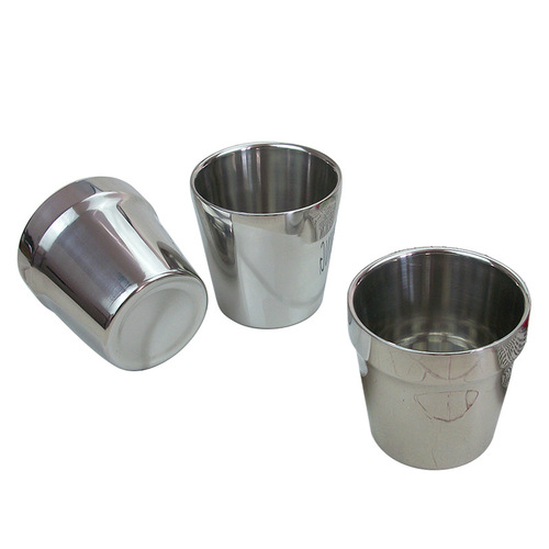 Korean stainless steel double-layer portable water cup, beer cup, home commercial cup, beverage cup, hotel restaurant bar cup