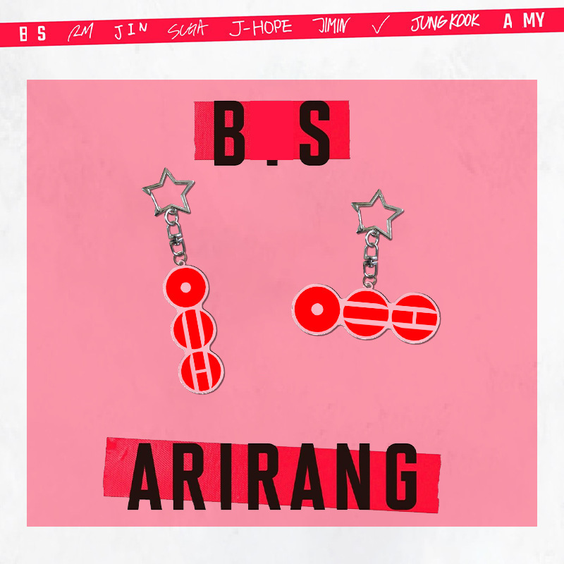 Bts Official 5Th Album Arirang》Single Acrylic Keychain Bts Kim Taehyung Merchandise Bts Official 5Th Album Arirang》Single Acrylic Keychain Bts Kim Taehyung Merchandise