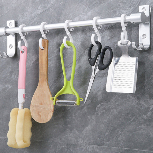 s hook creative wholesale clothes hook windproof buckle S hook hook sticky hook dormitory traceless hook kitchen plastic hook