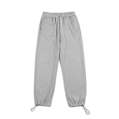 Men's Autumn Casual Pants, Korean Style Trendy Loose Youth Bootcut Hong Kong Style Brand Solid Color Casual Sports Sweatpants