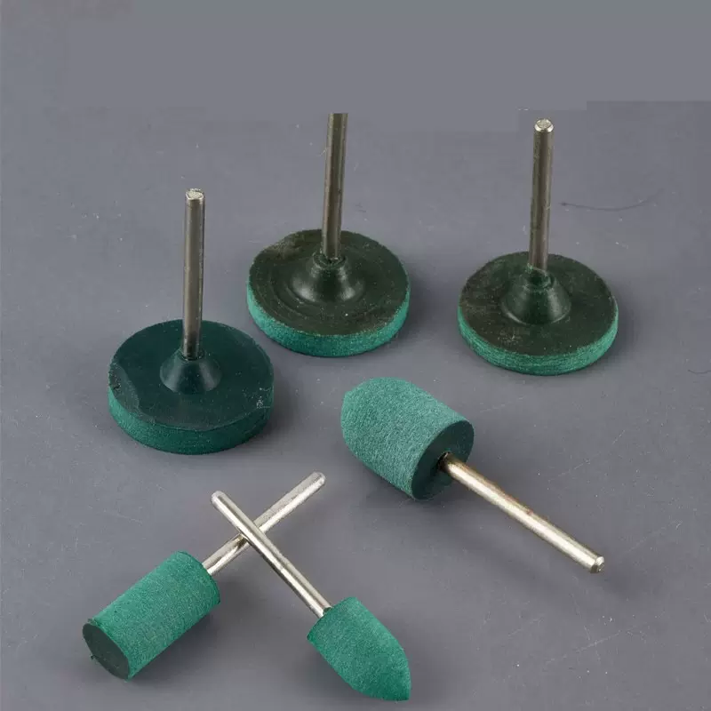 橡胶磨头3mm柄气动打磨头吊磨机模具金属抛光打磨橡皮尖头去毛刺