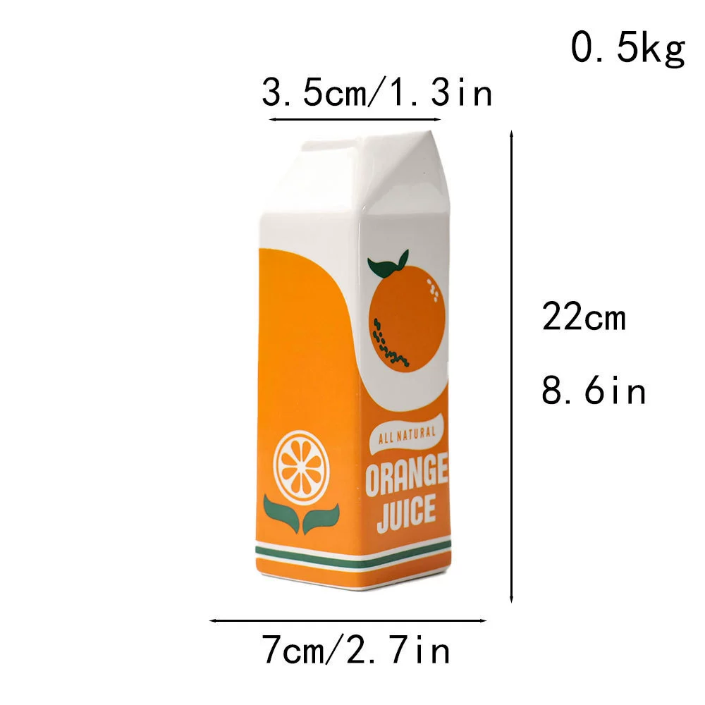 Керамическая ваза Creative Orange Fruit Ceramics Furniture Flower Flower Hydroponic Hydrodigo Swelling Cross -border