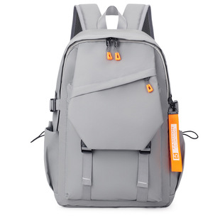 New Backpack Men's Large Capacity Lightweight Waterproof Travel Backpack Business Computer Bag Casual Simple Schoolbag