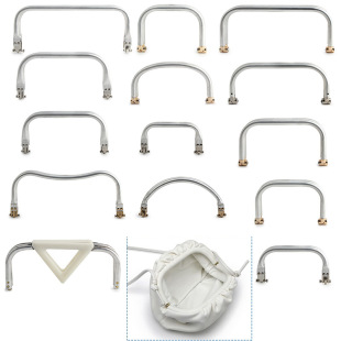 Factory in stock wholesale doctor mouth gold DIY production of multi-specification aluminum tube clip cloud bag aluminum alloy clip hardware buckle