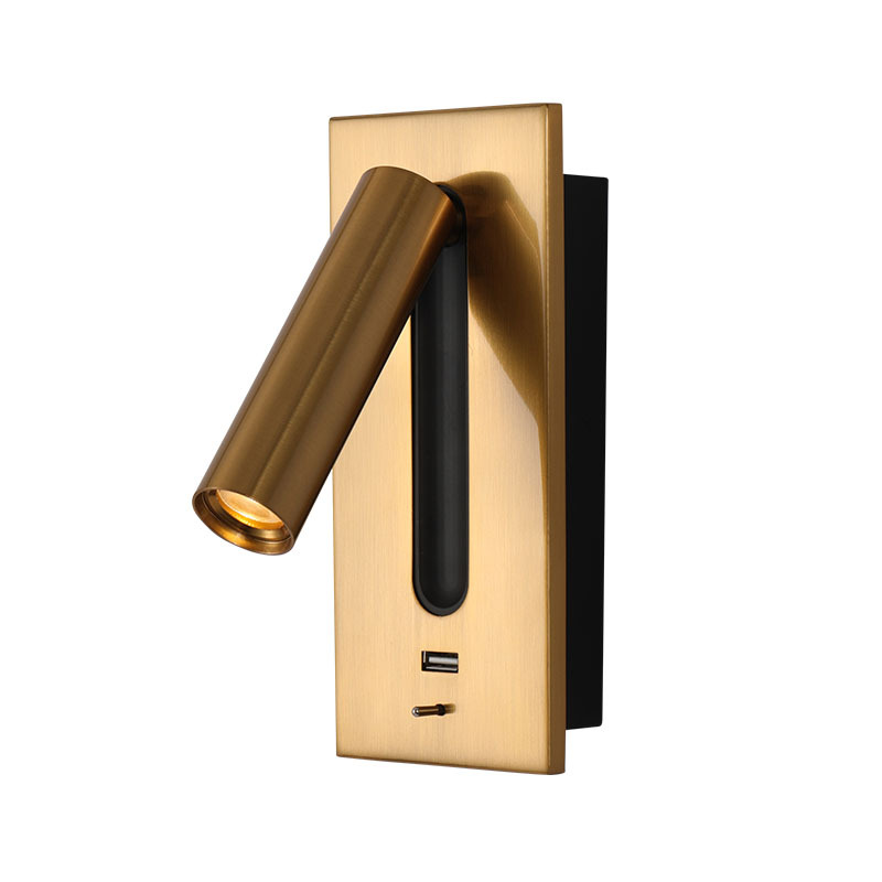 Lámpara de pared de lectura giratoria de 350 grados