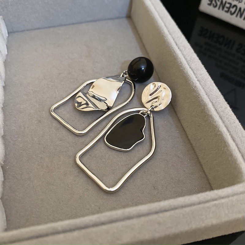 14# silver needle-silver-black asymmetrical