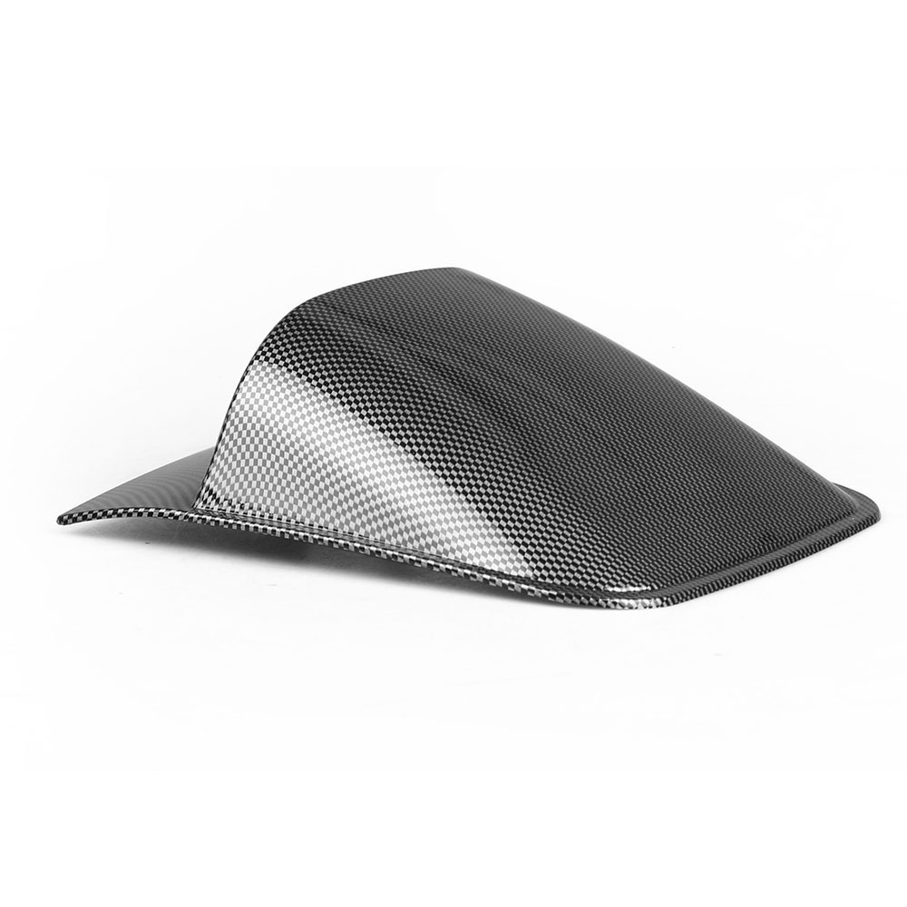 Car Modification Instrument Panel Cover 2inch Black Carbon Pattern 52mm Dual-Hole, Three-Hole, Four-Hole Instrument Panel Cover Stand