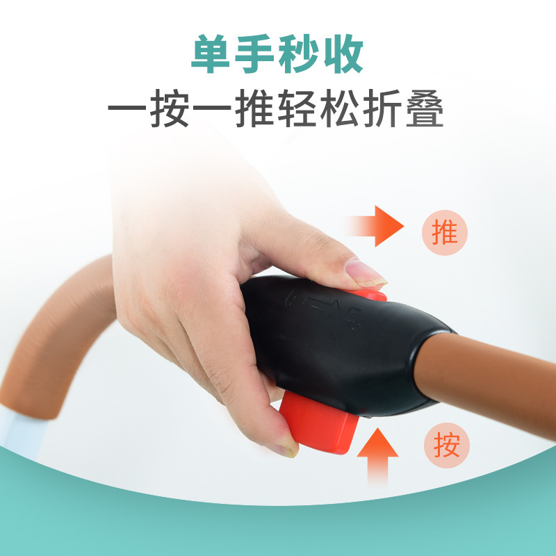 Cochecito de bebé para niños personalizado ligero, plegable con una tecla, dos vías, puede sentarse y acostarse, amortiguador de cochecito de bebé de paisaje alto