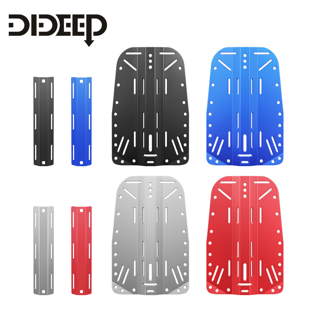 DIDEEP back fly BCD accessories aluminum plate backboard diving equipment technology diving single bottle double bottle light aluminum alloy