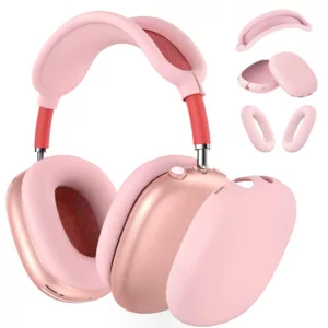 Apple, совместимый защитный чехол, однотонные силиконовые наушники, bluetooth