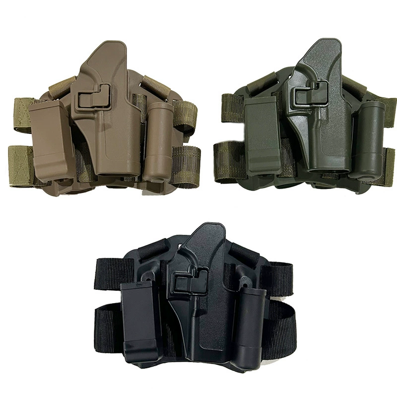 Производитель CQC прямые продажи крышки-быстрого вытягивания GLOCK, двойная защита, тактическая подвешенная поясная защита, рукоять кувалда G17, USP подвешенная на ногу