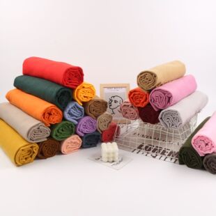 Autumn and Winter New Korean Style Solid Color Imitation Cashmere Scarf Classic Versatile Shawl Warm Scarf Shawl