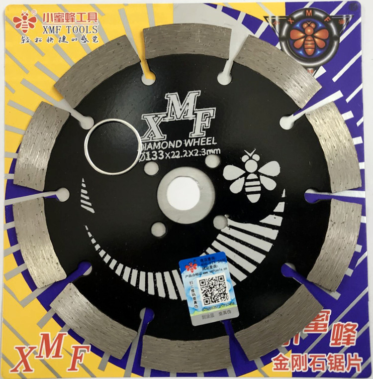 小蜜蜂133开槽片混凝土花岗岩线槽133X22.2X2.3MM