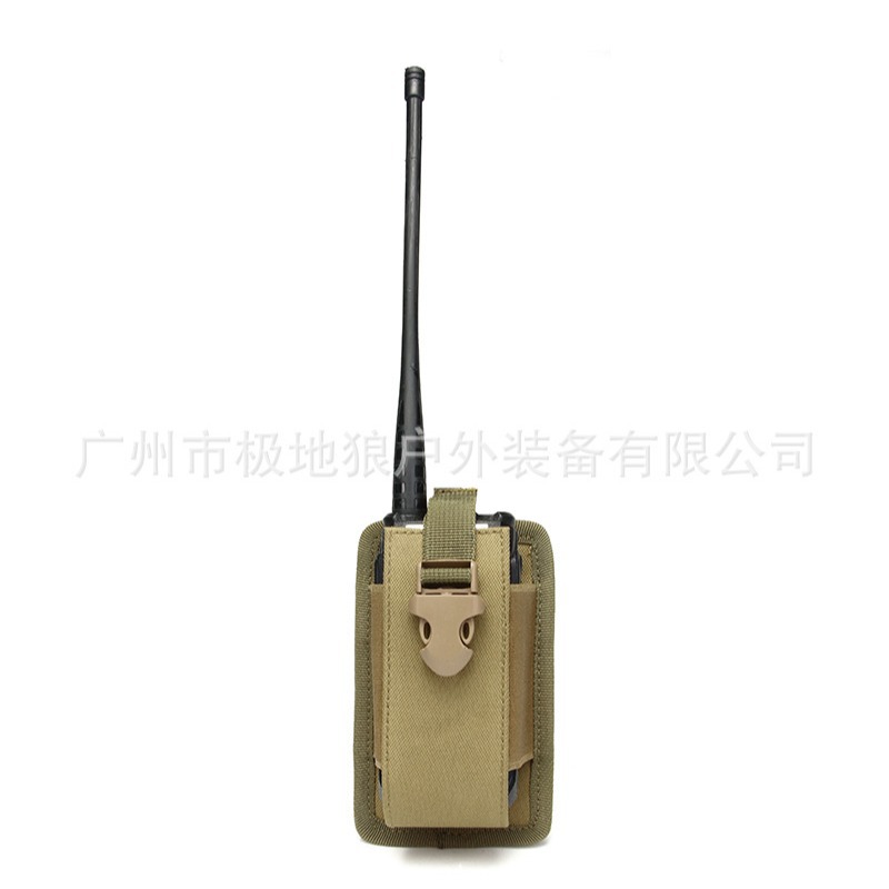 Factory direct military fan outdoor walkie-talkie bag battery bag tactical mobile phone bag outdoor small bag tactical vest small bag