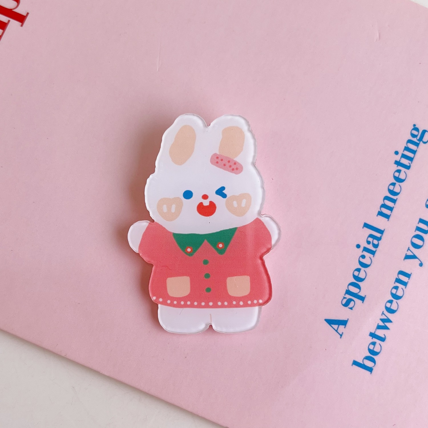 Tengyi ins viento lindo de dibujos animados acrílico cachorro broche insignia al por mayor ropa bolso colgante joyería pin