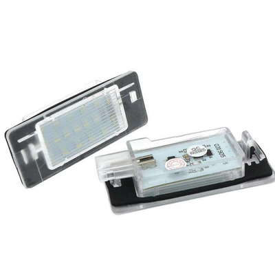 cotton, 2 pieces per set, License plate lamp