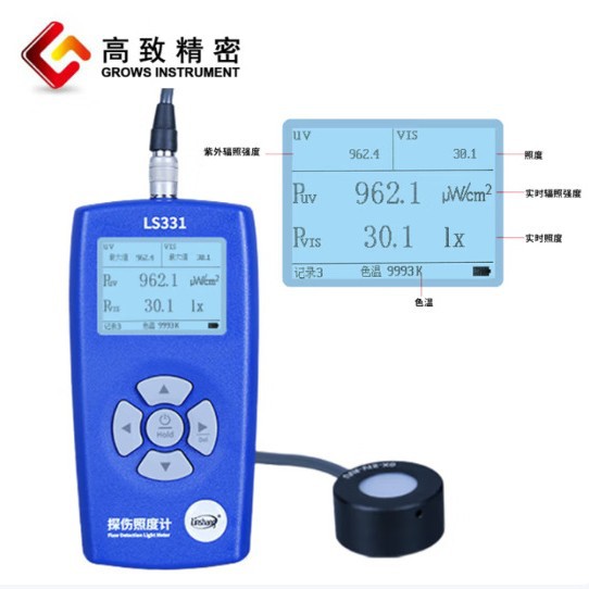 LS331̽���նȼ� �����ǿ�ȺͿɼ����ն��Ǻڰ׹������նȼ�