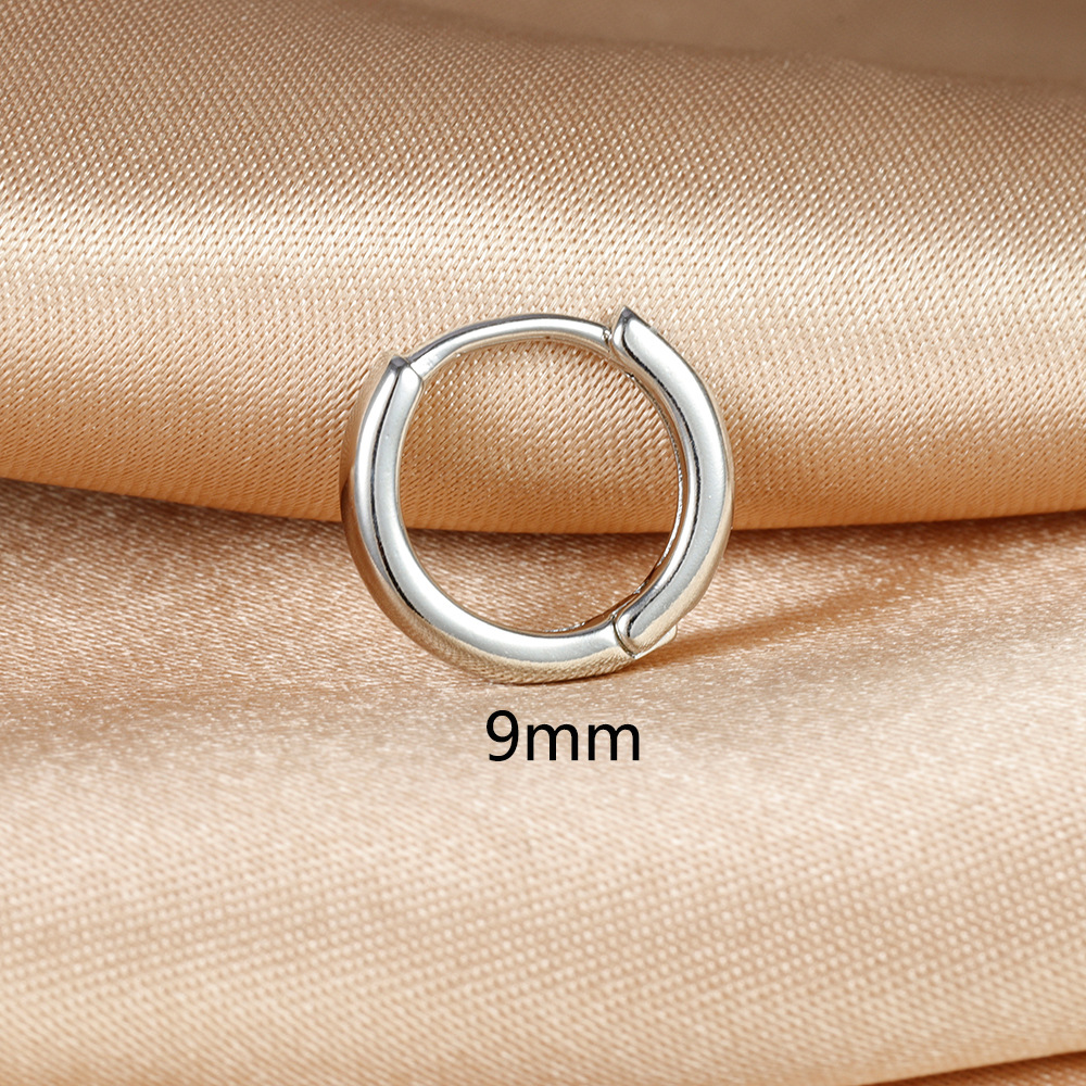 1 Piece Simple Style Circle Plating Copper Earrings display picture 14