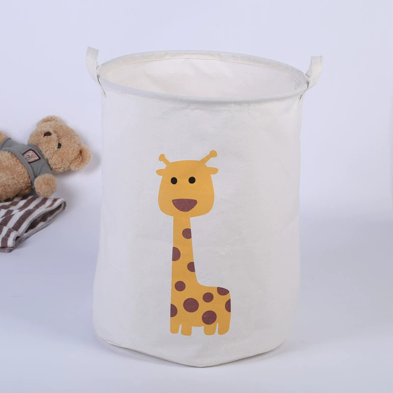 Cartoon laundry basket, big cloth, foldable storage system, toy, home decor
