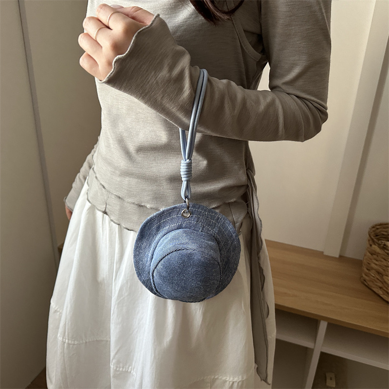 Cross-border 2026 nueva mujer simple bolso de sombrero de costura de automóvil bolso de moda de mujer bolso de bolso de nicho