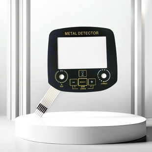 Metal Detector Film Panel, Film Button Surface Sticker, Handheld Metal Detector Pet Frosted Film