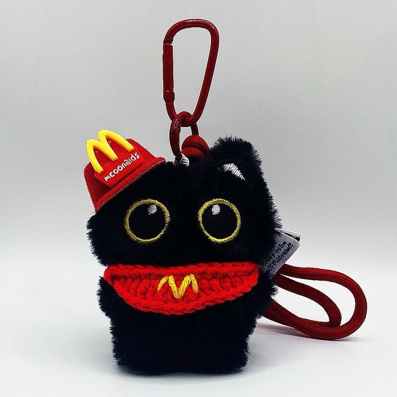 Cute Cartoon Plush Black Cat Bib Pendant Dopamine Drool Towel Keychain Internet Celebrity Cute Cartoon Plush Black Cat Bib Pendant Dopamine Drool Towel Keychain Internet Celebrity