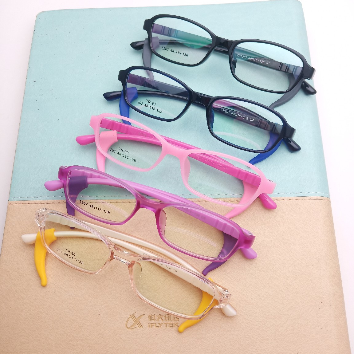 new pattern TR90 Eyeglass frame wholesale men and women children motion Spectacle frame Drop myopia Eyeglass frame Multicolor