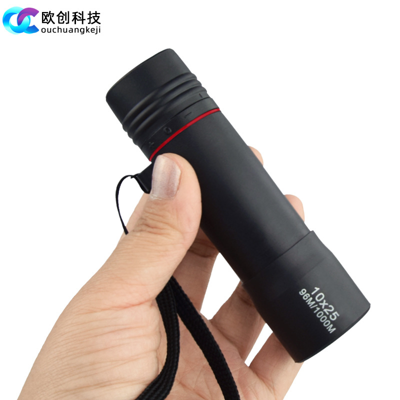 一件代发单筒望远镜1025高清高倍跨境批发户外小巧便携迷你外贸