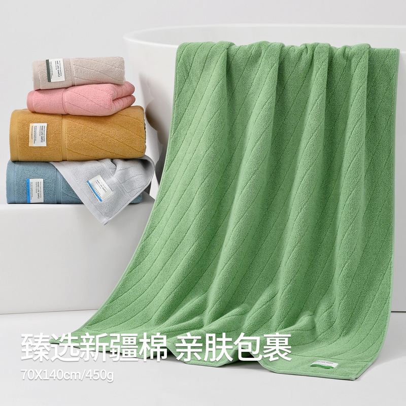 Xinjiang long-staple cotton 7A bath towel, all-cotton, soft and absorbent beach towel, pure cotton, household antibacterial, thickened wrap towel, wholesale Xinjiang long-staple cotton 7A bath towel, all-cotton, soft and absorbent beach towel, pure cotton, household antibacterial, thickened wrap towel, wholesale