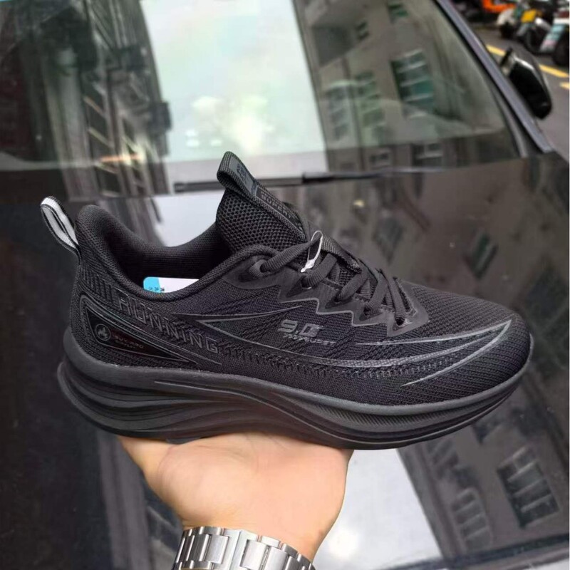 Wanbaolai Men's Shoes 2026 Autumn New Double Mesh Breathable Sports Shoes Wholesale Soft Sole Running Shoes Thick Sole Casual Shoes Wanbaolai Men's Shoes 2026 Autumn New Double Mesh Breathable Sports Shoes Wholesale Soft Sole Running Shoes Thick Sole Casual Shoes