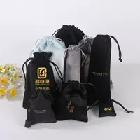 Мягкие Lisi бархатные шнурок Карманные ювелирные наушники фланелевая сумка для хранения бархатная сумка с заводским принтом ЛОГОТИП