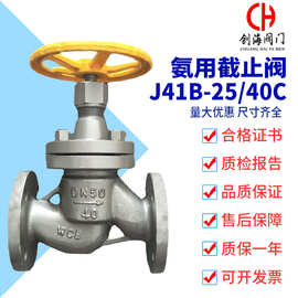 J41B-25C 40C 氨用截止阀 J41F-16C氨气液氨液化气氮氩氯气氟利昂