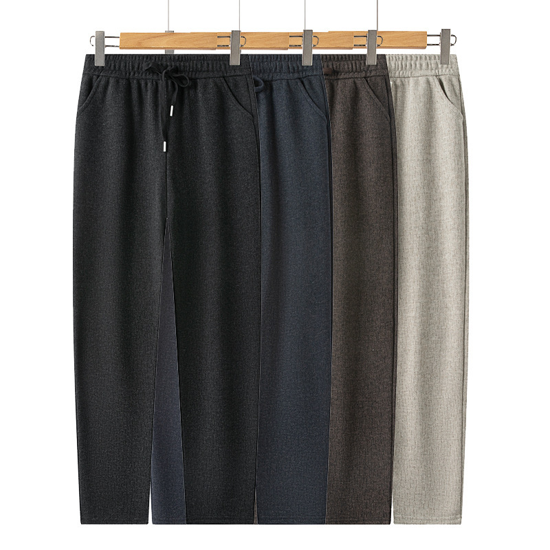 2026 Autumn New Style Cashmere Women's Pants for Middle-Aged and Elderly, High-Waisted Casual Pants with Drawstring, Versatile Women's Pants 2026 Autumn New Style Cashmere Women's Pants for Middle-Aged and Elderly, High-Waisted Casual Pants with Drawstring, Versatile Women's Pants