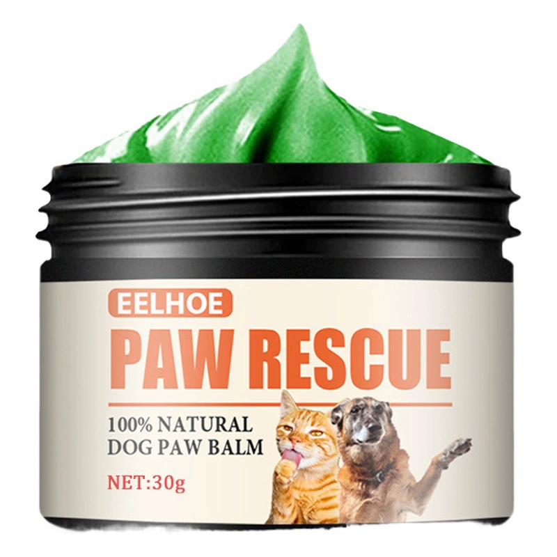 EELHOE Крем для ухода за лапами домашних животных Подушечка для чистки ногтей Защитное масло для лап Крем для ухода за лапами Крем для ухода за ногами