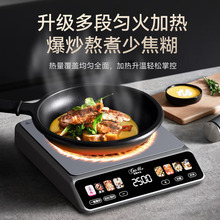 家用彩屏电磁炉全套2500W大功率猛火灶 炒菜煲汤火锅多功能电磁炉