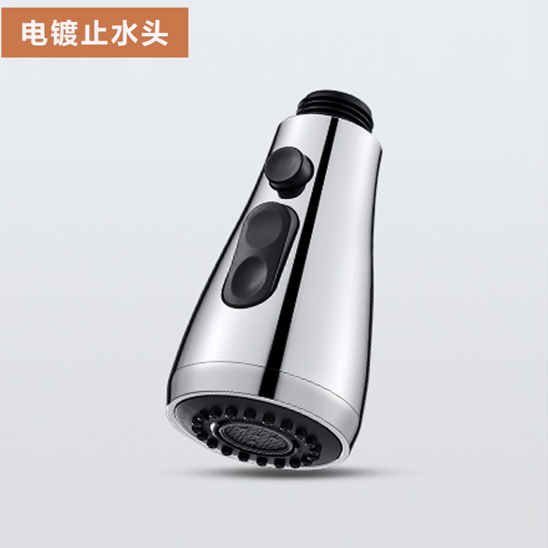 Cocina galvanizada doble cabeza de agua con parada de agua