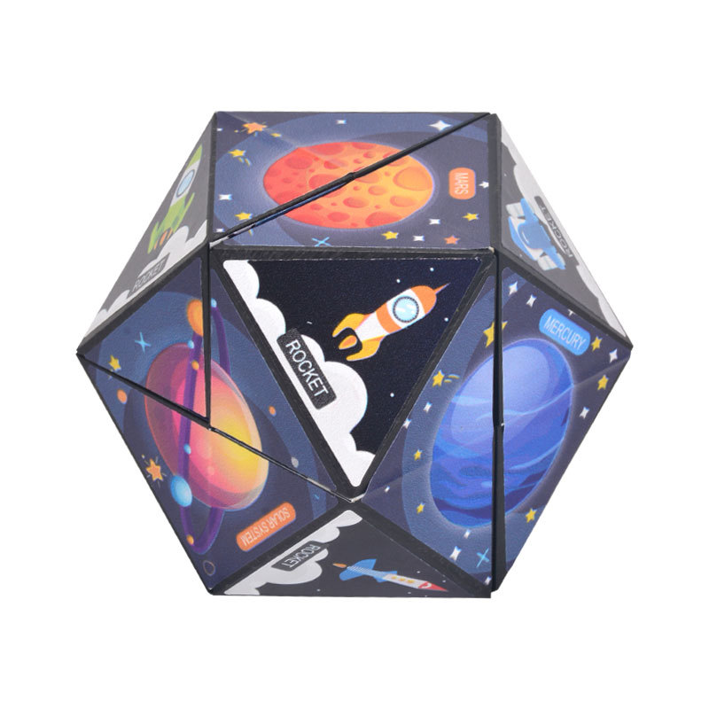 Cubo Mágico 3D, Juguete Educativo Popular para Niños, Geométrico Infinito, Alivio del Estrés, Inteligencia Creativa, Cubo Antiestrés