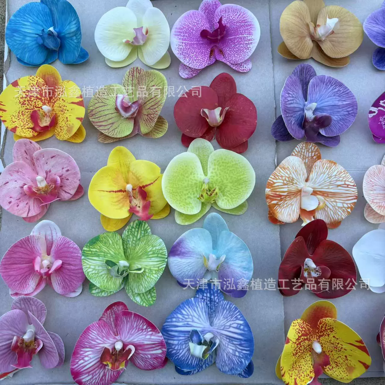 仿真蝴蝶兰花头 3D打印胶片 diy手工 发饰发夹婚庆伴手礼装饰花头