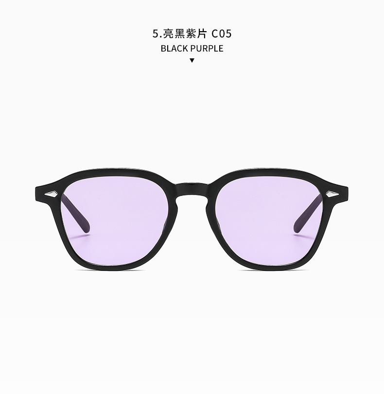 Wholesale Fashion Square Frame Multi-color Lens Sunglasses Nihaojewelry display picture 5