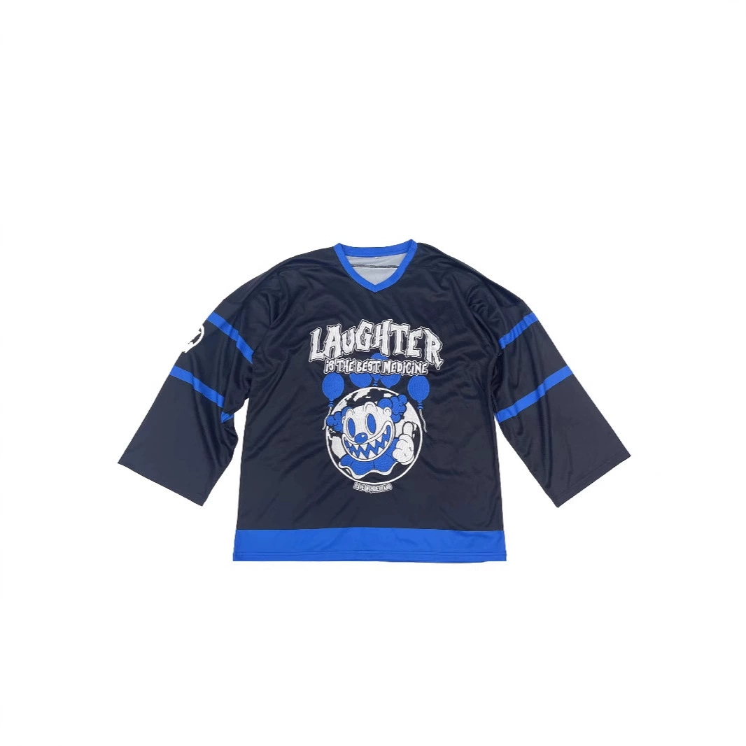 Модные новые студенческие хоккейные джерси, поставка для внешней торговли, командная униформа, дышащие сетчатые джерси, оптовая продажа с фабрики