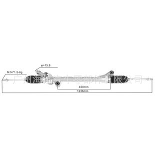Applicable to Ford Fiesta 2008-2019 steering gear AE8Z-3504-A