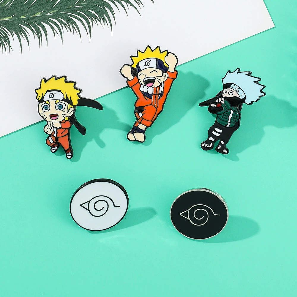 (Cross-border trading), Naruto, cartoon brooch, pin, accessory