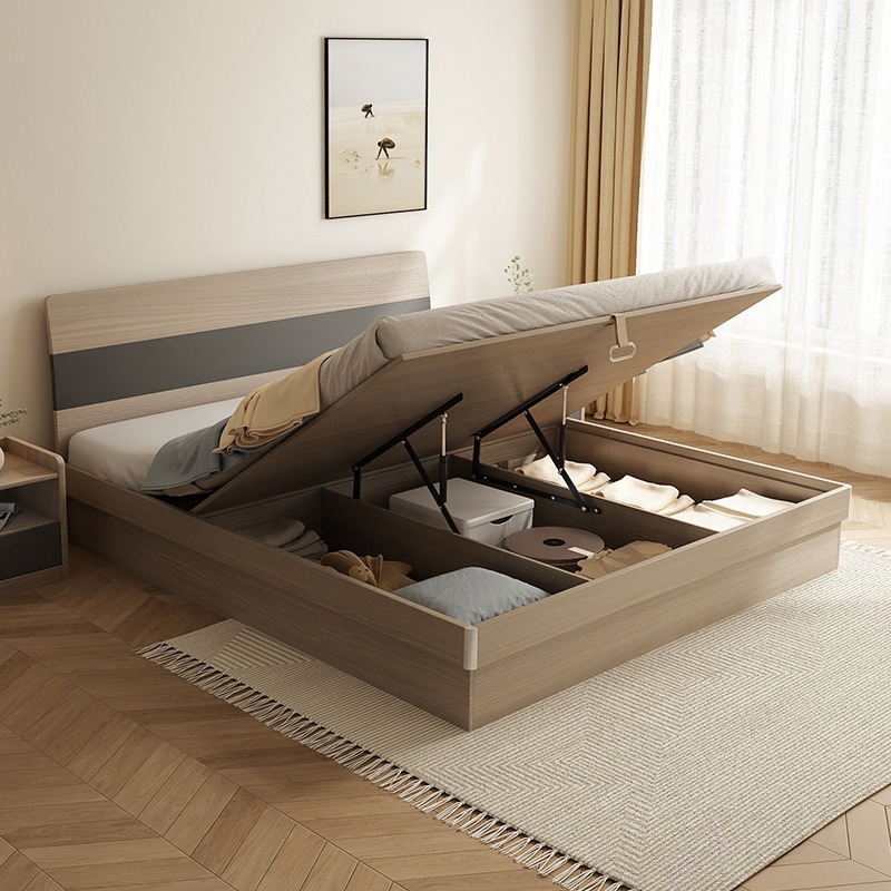 Canopy bed modern simple 1.5m panel double bed rental apartment…