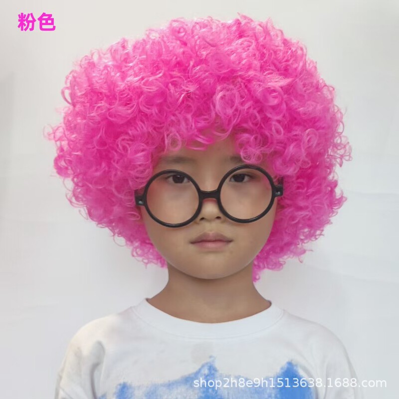 小丑假发爆炸头学校运动会幼儿园活动婚庆节日节目表演材料|undefined