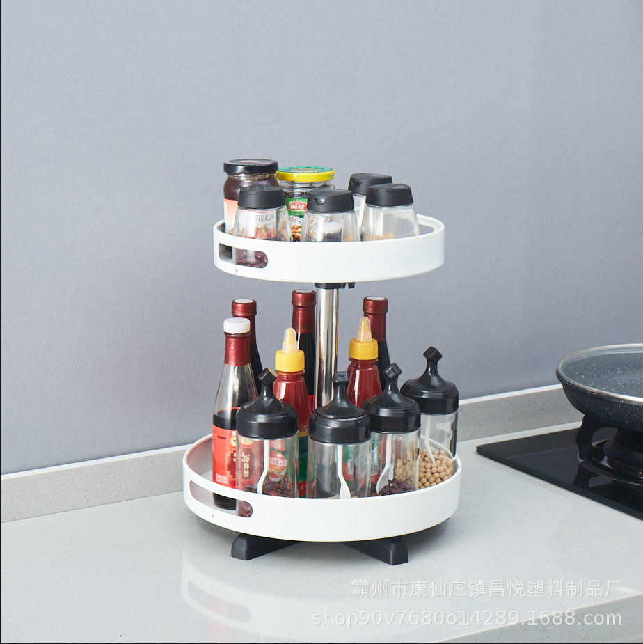 새로운 더블 화이트 [직경 31CM] 회전 가능