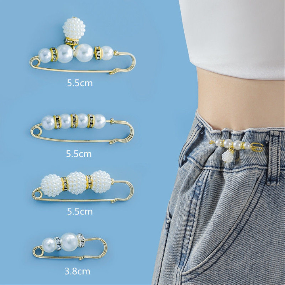 Collection Belt Buckle Waist Of Trousers Small Artifact Collection Waist Of Trousers Pin Fixed Pants Anti-exposure Brooch Buckle Skirt Adjustable Buckle display picture 5