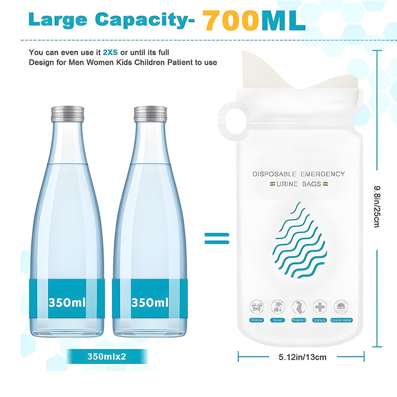 Car emergency urine bag travel disposable urine bag unisex portable urinal coach vomit bag