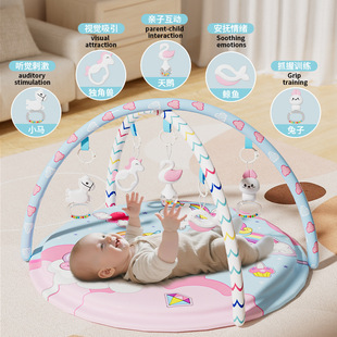 Cross-Border Baby Toy Fitness Stand Multi-Functional Fence Baby Crawling Mat Game Blanket Newborn Game Fitness Mat
